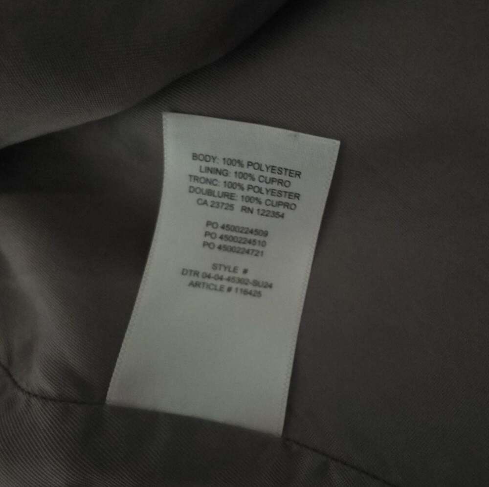 Aritzia Wilfred Generation Blazer Textured Crepette Taupe Size 6 - Picture 6 of 12